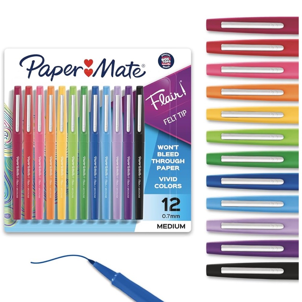 Papermate// flair pens